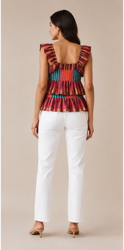 Carnival Tier Top – Multicolour