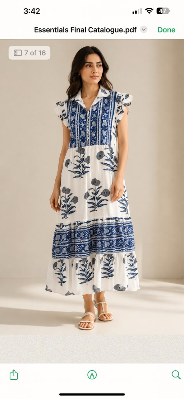 Cobalt Bloom (White & Blue)