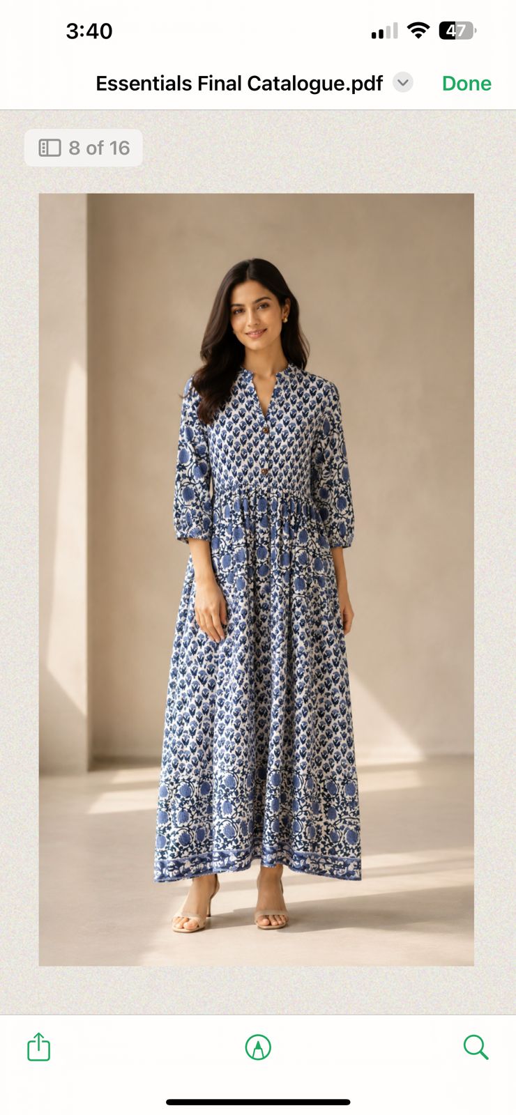 Indigo (Blue & White)