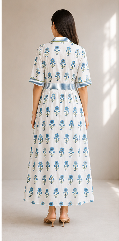 Meadow (White & Blue)