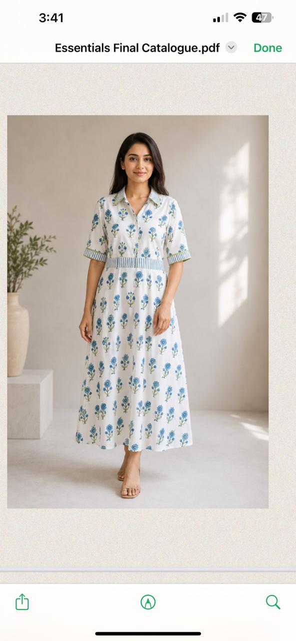 Meadow (White & Blue)
