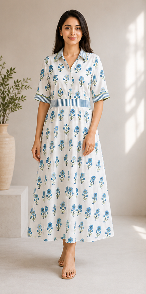 Meadow (White & Blue)