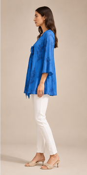Sapphire Bow Top – Royal Blue
