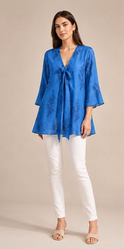 Sapphire Bow Top – Royal Blue